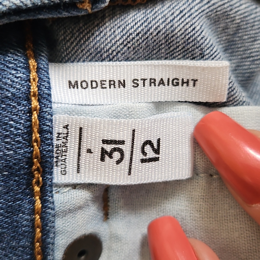 Loft Distressed Blue Jeans - Picture 8 of 9